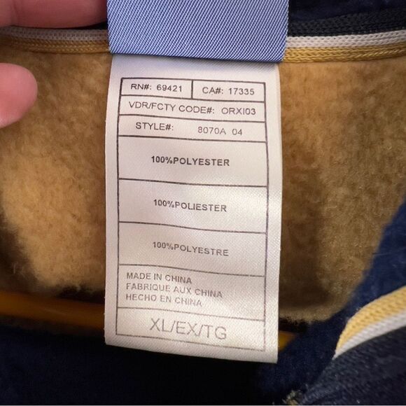 Vintage reebok St. Louis Rams Football Mens Hoodie Long Sleeve XL - Picture 16 of 16